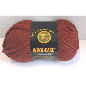 NEW Lion Brand Yarn Wool-Ease Chunky #135 "Spice"‎ Lot #65719 6oz 108 Yards